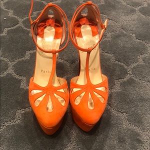 LOUBOUTIN platform heels